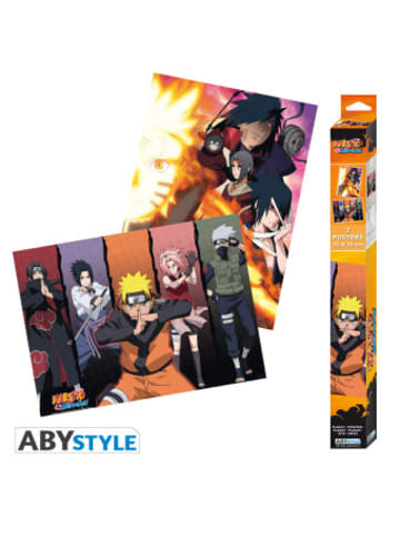 Abysse Deutschland Papeterie/PBS - ABYstyle - Naruto 2er Set Chibi Posters