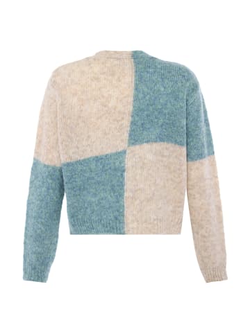 Jalene Damen Sweater in BLAU MEHRFARBIG