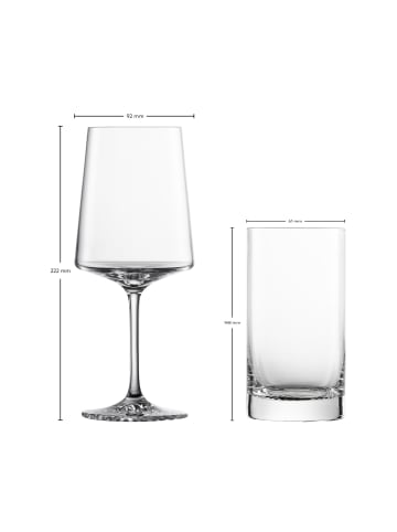 Zwiesel Glas 8er Set Wein- & Wassergläserset ECHO in transparent