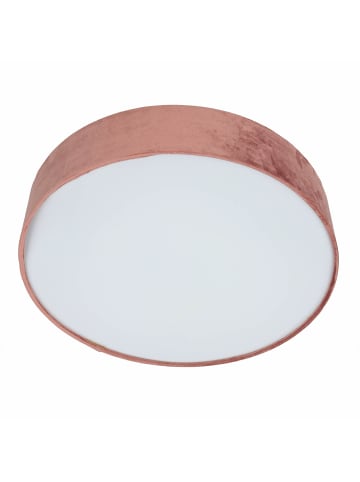 Licht-Erlebnisse Deckenlampe Ø 50 x (H)10 cm in Rosa