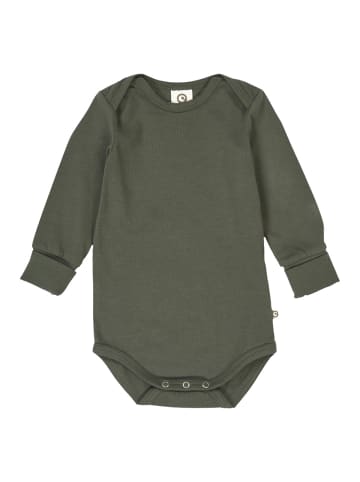 müsli Langarmbody 1582072300 in dunkelgruen