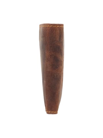 Greenburry Vintage Geldbörse mit Fisch-Prägung Leder 12 cm in forelle