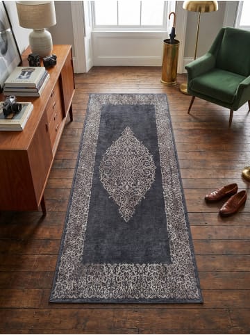 KADIMA DESIGN Teppich Flachgewebe Waschbar Barock PIZOL Strapazierfähig OEKO-TEX