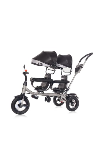 Chipolino Geschwisterdreirad Tricycle 2Play in schwarz