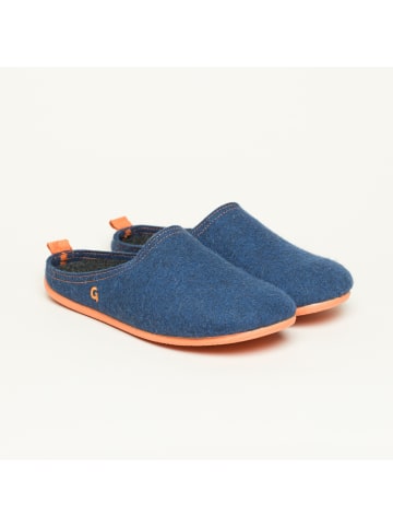Gottstein Wool Slide-In in midnight /orange