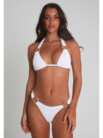 Moda Minx Bikinioberteil SCRUNCH in White