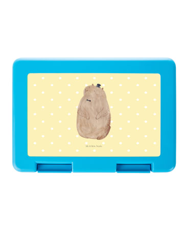 Mr. & Mrs. Panda Brotdose Murmeltier ohne Spruch in Gelb Pastell