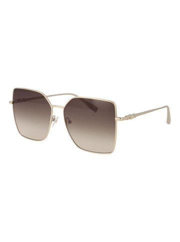 Longchamp Frauen Sonnenbrille Schmetterling Gold