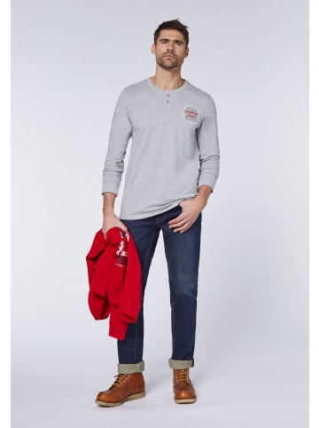 Oklahoma Jeans Longsleeve in Grau