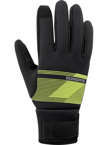 SHIMANO WINDBREAK Thermal Gloves Neon Yellow - winddichte Winterhandschuhe