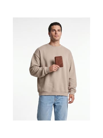 Thunder Geldbörse RFID Schutz Leder 6 cm cognac