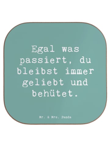 Mr. & Mrs. Panda Untersetzer für Gläser Spruch Trennung von den ... in Meeresbrise