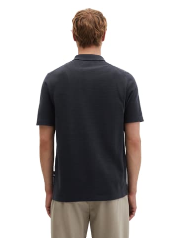Marc O'Polo Strick-Poloshirt DFB Travel Collection in Deep Night Blue