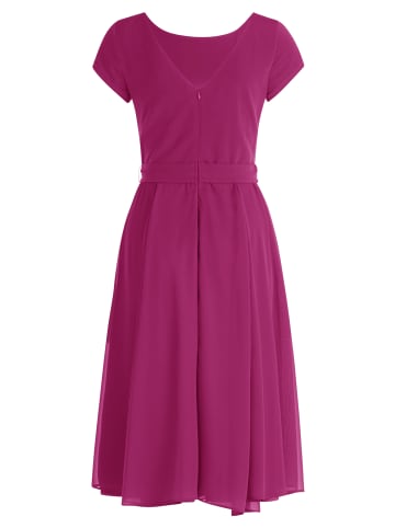 Vera Mont Cocktailkleid mit Gürtel in Patch Pink/Pink