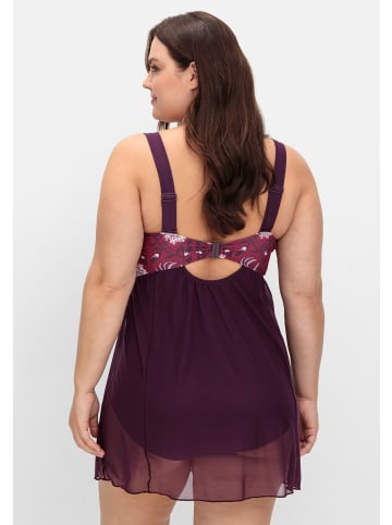 sheego by Joe Browns Badekleid in beere-gemustert