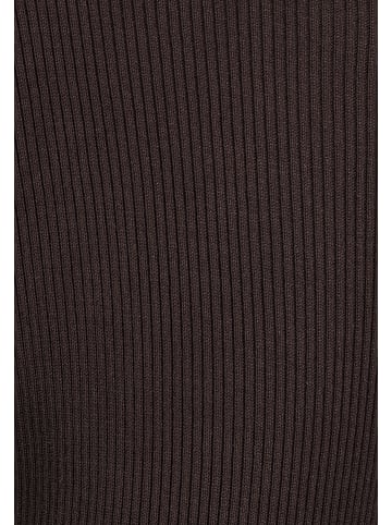 Stitch & Soul 2er-SET Rippenstrick Leggings für gemütliche Outfits in Dunkelbraun