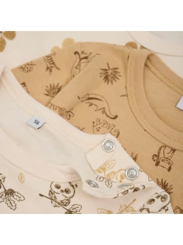 Pippi Babywear Kinder Langarmbody "Body LS AOP (4-Pack)" in Sonstiges