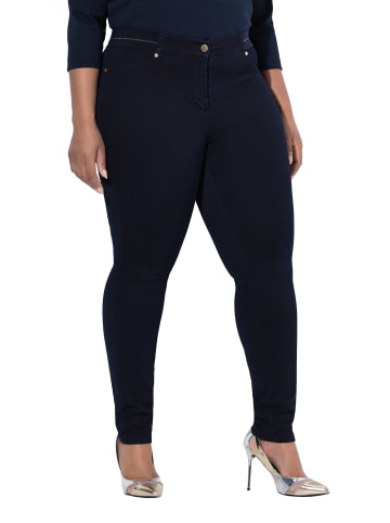 Ulla Popken Jeggings in dunkles marine