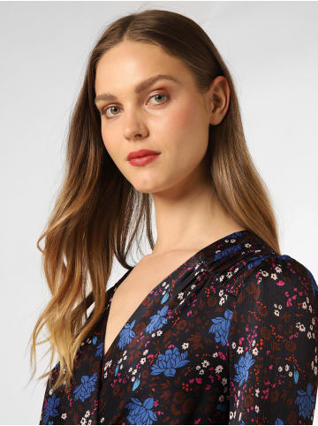 Marie Lund Kleid in marine mehrfarbig - 0001