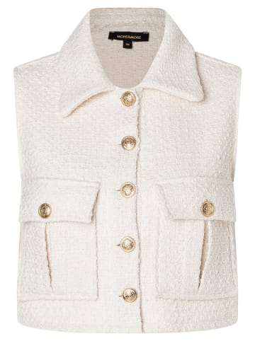 More & More Boucléweste in off white