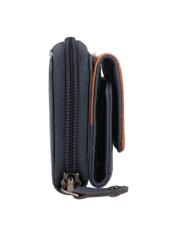 Greenburry Nappa Geldbörse RFID Schutz Leder 11 cm grey-tan