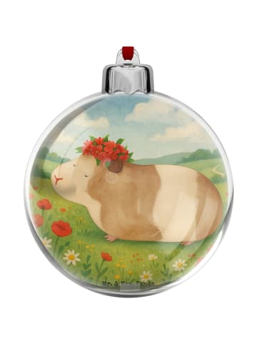 Mr. & Mrs. Panda Weihnachtskugel Kunststoff Meerschweinchen Weis... in Weiß