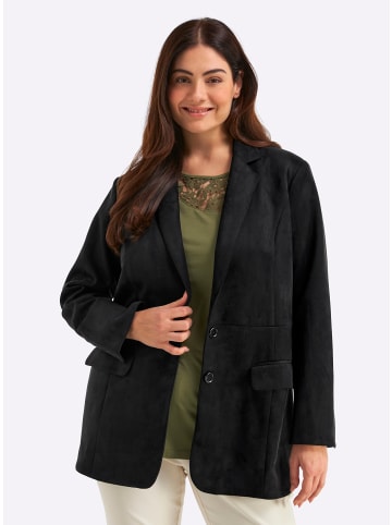 sheego Blazer in schwarz