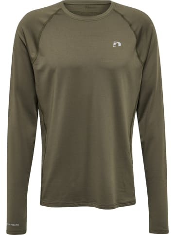 Newline T-Shirt "Nwlcolumbus L/S Men" in Grün