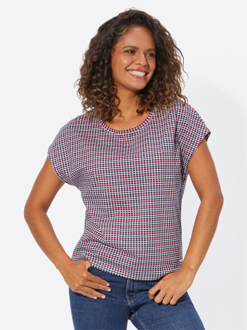 WITT WEIDEN Print-Shirt in marine-fuchsia-geringelt
