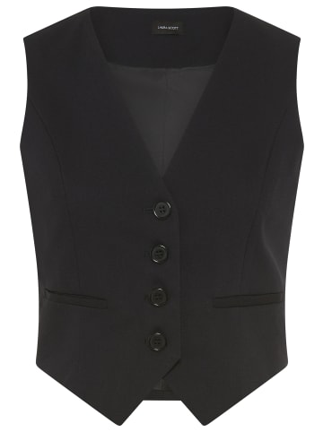 Laura Scott Anzugweste in schwarz