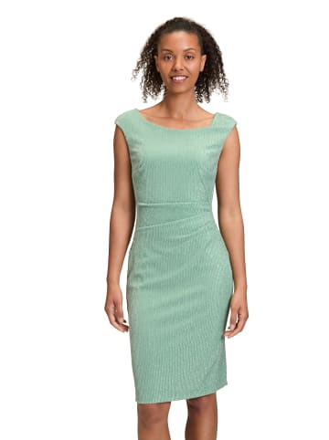 Vera Mont Cocktailkleid im Glitzer-Look in Green/Silver