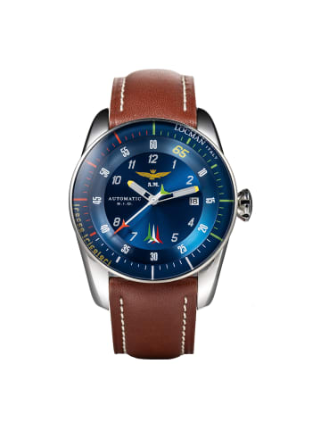 Locman Herrenuhr "Aviatore Frecce 0455" in Braun