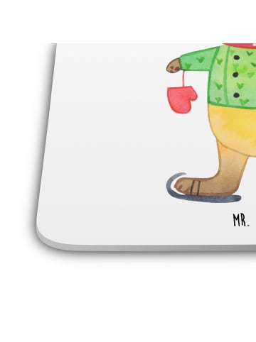 Mr. & Mrs. Panda Coaster Set Fuchs Schlittschuhe ohne Spruch in Weiß