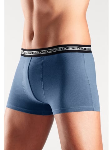 AUTHENTIC UNDERWEAR Boxer in blau, petrol, anthrazit-meliert, bordeaux