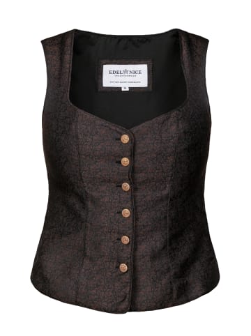 Edelnice Trachten Mieder Dorothea in schwarz, beige