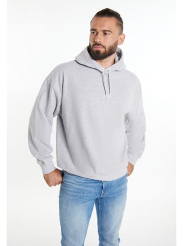 DreiMaster Maritim Relaxed Hoodie in Grau Melange