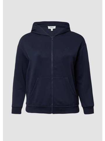 s.Oliver Sweatshirt Jacke in 59D0_navy