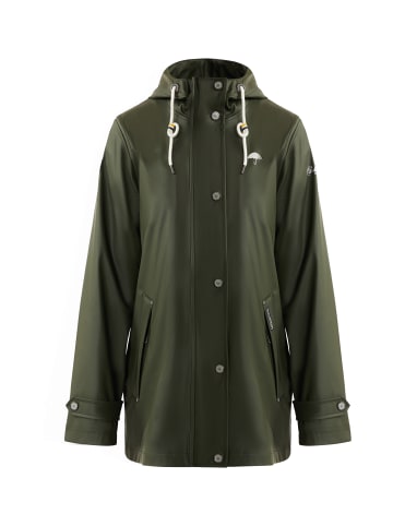 Schmuddelwedda Damen Regenjacke in Dunkeloliv