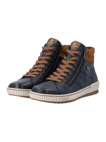 remonte Schnürstiefeletten Basic in Dunkelblau