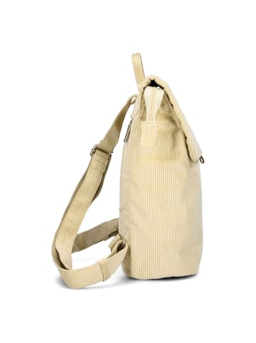 Zwei Mademoiselle.M Daypack 35 cm Laptopfach in cord creme