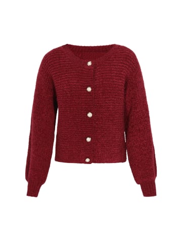 Albee Women Cardigan in Burgundy