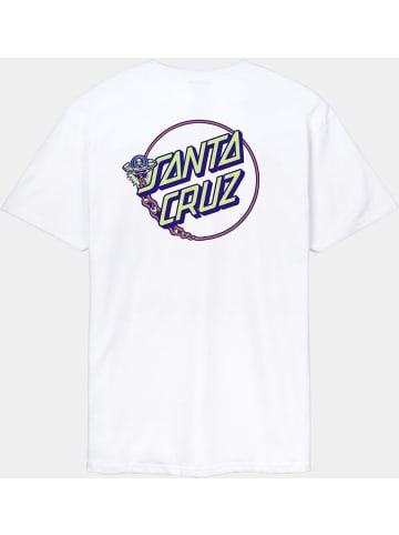 Santa Cruz T-Shirt "Winkowski UFO Dot T-Shirt" in Weiß