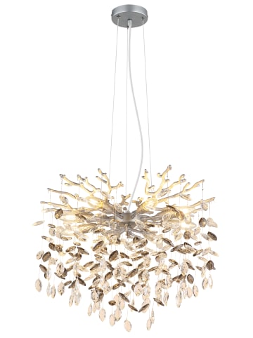 Globo lighting Luster "QUEENA" in silver