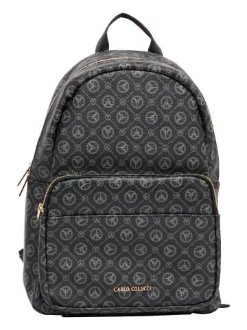 Carlo Colucci Cityrucksack DeGasperin in Schwarz