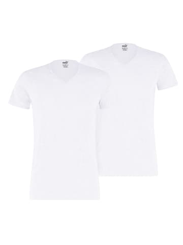 Puma T-Shirt 2er Pack in Weiß
