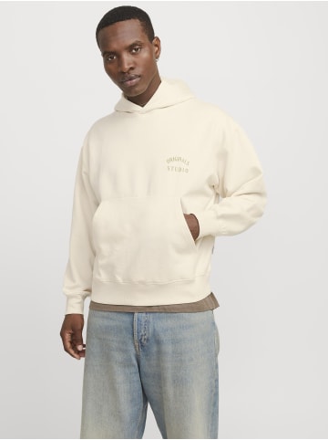Jack & Jones Kapuzenpullover in Ecru