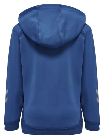 Hummel Reißverschluss Kapuzenpullover Hmllead Kinder in TRUE BLUE