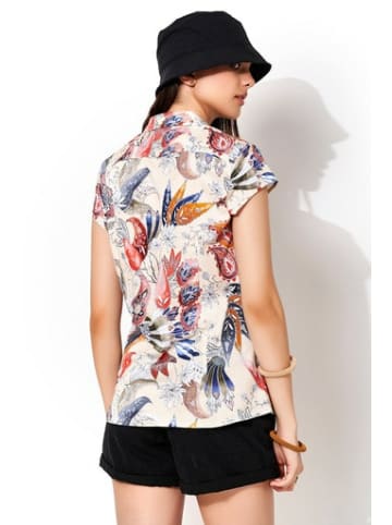 Wappen Kurzarmbluse für Damen in Bunt