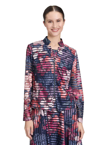 Vera Mont Blazer-Jacke mit Print in Dark Blue/Dark Red