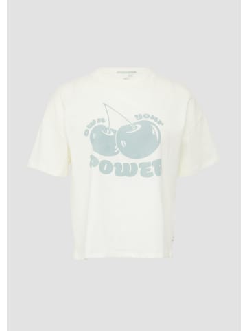 QS T-Shirt in 02D0_creme